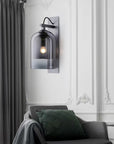 LAMPA ŚCIENNA KINKIET APP1207-1W Czarny 5