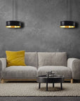 Lampa Wisząca APP1333-1CP BLACK GOLD