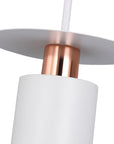 Lampa Wisząca APP1146-1CP Biało Różowe Złoto