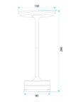Lampka nocna APP1372-T Złota szczotkowana