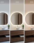Lustro ścienne LED 70cm Fabio 6