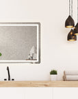 LUSTRO ŚCIENNE LED 80x60cm P10407 7