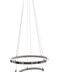 LAMPA KRYSZTAŁOWA WISZĄCA RING LED APP773-2CP