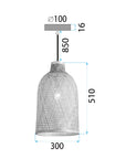 Lampa Sufitowa Wisząca Boho APP1627-1CP 6