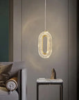 Lampa Wisząca Kryształowa Led G113-1cp Złota 6