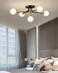 Lampa Wisząca APP1118-5C Czarno Złota