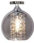 Lampa wisząca szklana Lustrzana z kryształami APP599-1C