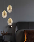 Lampa Wisząca Kryształowa Led G088-1cp Złota 4