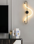 Lampa ścienna kinkiet LED APP857-W Long Czarna