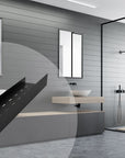 Półka łazienkowa prysznicowa SF04 60cm czarny mat