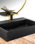 Umywalka Konglomeratowa GOYA BLACK MAT 50CM