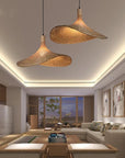 LAMPA WISZĄCA BAMBUSOWA APP1641-1CP