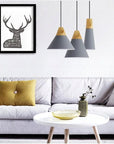 Lampa sufitowa wisząca Scandi A Biała