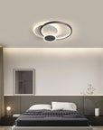 Lampa sufitowa APP1709-C plafon LED Czarny + pilot 7