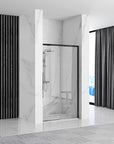 Drzwi prysznicowe SOLAR BLACK MAT 90
