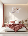 Lampa Wisząca Led Ms011-cp Różowe Złoto 59cm 4