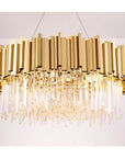 Lampa sufitowa kryształowa APP601-C Złota