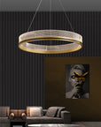 Lampa Wisząca LED APP1190-CP Złota 60cm