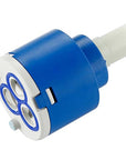 Bateria wannowa REA BLOOM biała chrom White Chrome