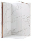Kabina prysznicowa Walk-In Rea Flexi Transparent / Brush Copper 130 1