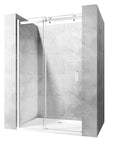 Drzwi prysznicowe Rea Nixon-2 120 Chrome Lewe