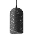 Lampa Wisząca Betonowa APP997-1CP B Czarna