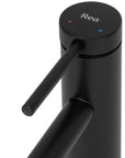 Bateria umywalkowa Rea Foss czarna wysoka black matt