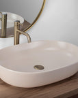 Umywalka nablatowa Rea CLEO 61 BEIGE MATT