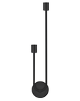 LAMPA ŚCIENNA KINKIET APP1147-2W czarna 9