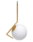 Lampa Sufitowa Wisząca Nowoczesna Szklana APP429-1CP Złota