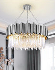 Lampa sufitowa plafon kryształowa APP1480-1C Chrom