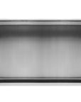 PÓŁKA WNĘKOWA ŁAZIENKOWA 30x60 stal szczotkowana
