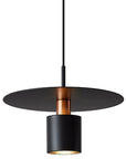 Lampa Wisząca APP1145-1CP Czarna Różowe Złoto