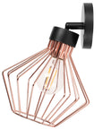 Lampa kinkiet ścienny metalowy loft APP534-1W Różowe Złoto 2