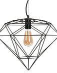 LAMPA WISZĄCA DIAMENT METAL LOFT APP563-1CP Czarna