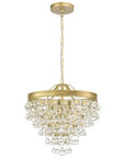 Lampa kryształowa wisząca APP1621-3CP Gold 6