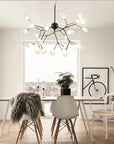 Lampa wisząca drzewko 27 APP590-CP Czarna