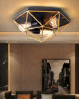 Lampa sufitowa plafon APP1094-3C Złota 6
