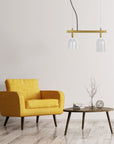 Lampa Wisząca APP1032-2CP Biała