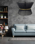 LAMPA SUFITOWA WISZĄCA APP1503-1CP BLACK 3
