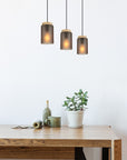 Lampa Sufitowa Wisząca APP1812-3CP Frosted Grey 4