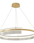 Lampa Sufitowa Wisząca Led App1672-cp Gold 8