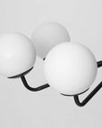 LAMPA WISZĄCA SUFITOWA CZARNA APP1578-5C