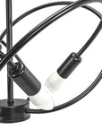 Lampa 4 APP1093-4C Czarna