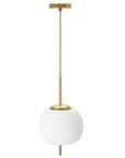 Lampa Sufitowa Wisząca Szklana Kula APP669-1CP Złota