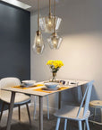 Lampa sufitowa szklana APP439-1CP Amber 3