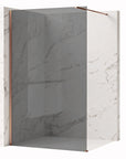 Kabina prysznicowa Walk-In Rea Flexi Grey / Brush Copper 100 15