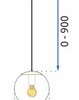 Lampa Wisząca APP1249-1C Złota