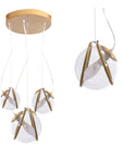 Lampa wisząca APP1091-3CP Złota