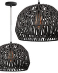 Lampa Wisząca Boho APP1483-1CP Czarna